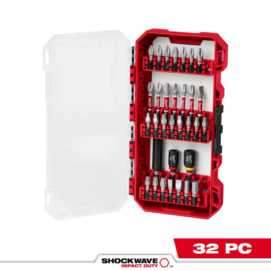 Milwaukee Tool 48-32-4004 32PC SHOCKWAVE™ Impact Duty Driver Bit Set, 5 ST/BX