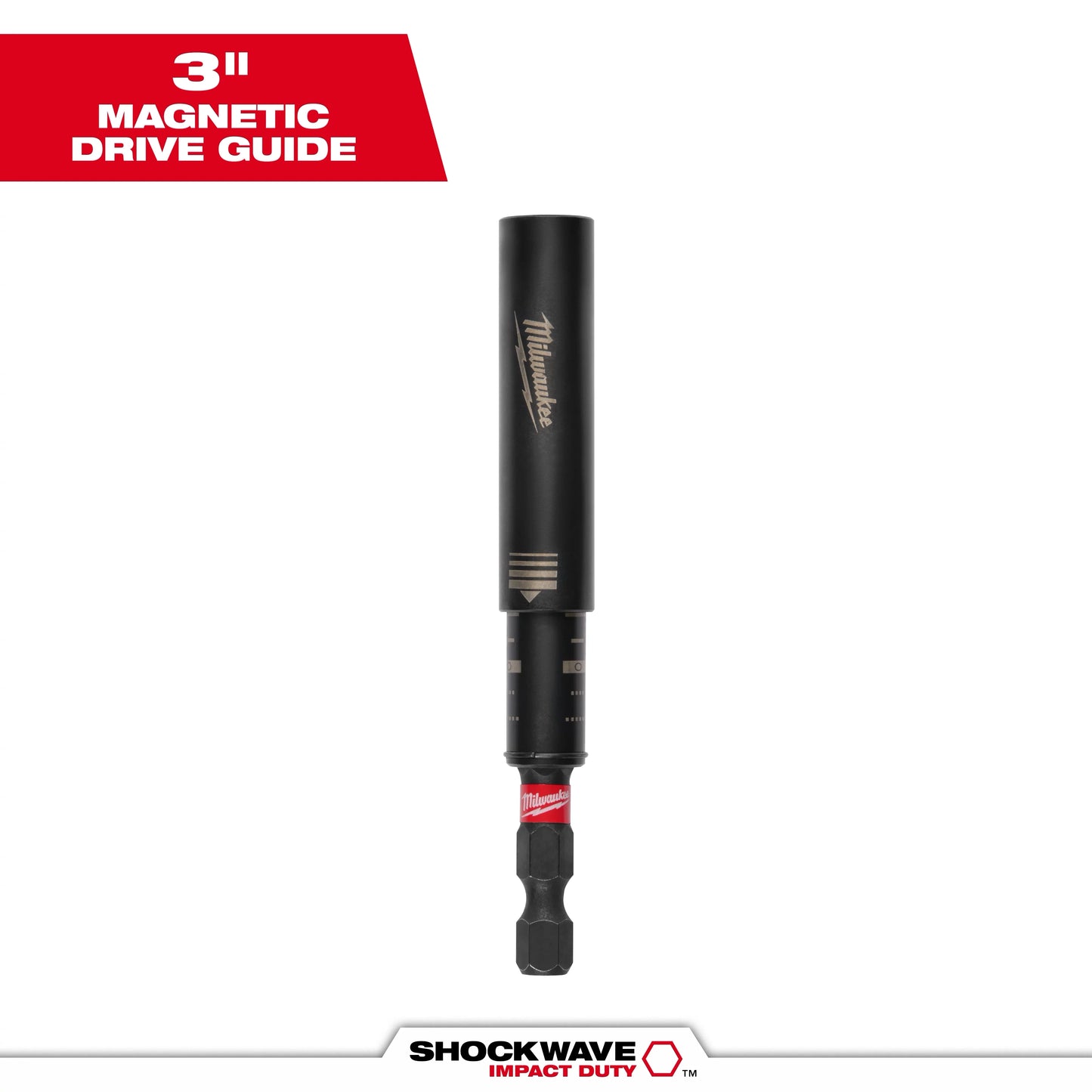 Milwaukee Tool 48-32-4508 SHOCKWAVE™ Impact Duty 3" Magnetic Drive Guide, 1 EA