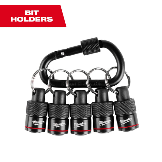 Milwaukee Tool 48-32-4537 5PC Bit Holder with Carabiner, 1 EA