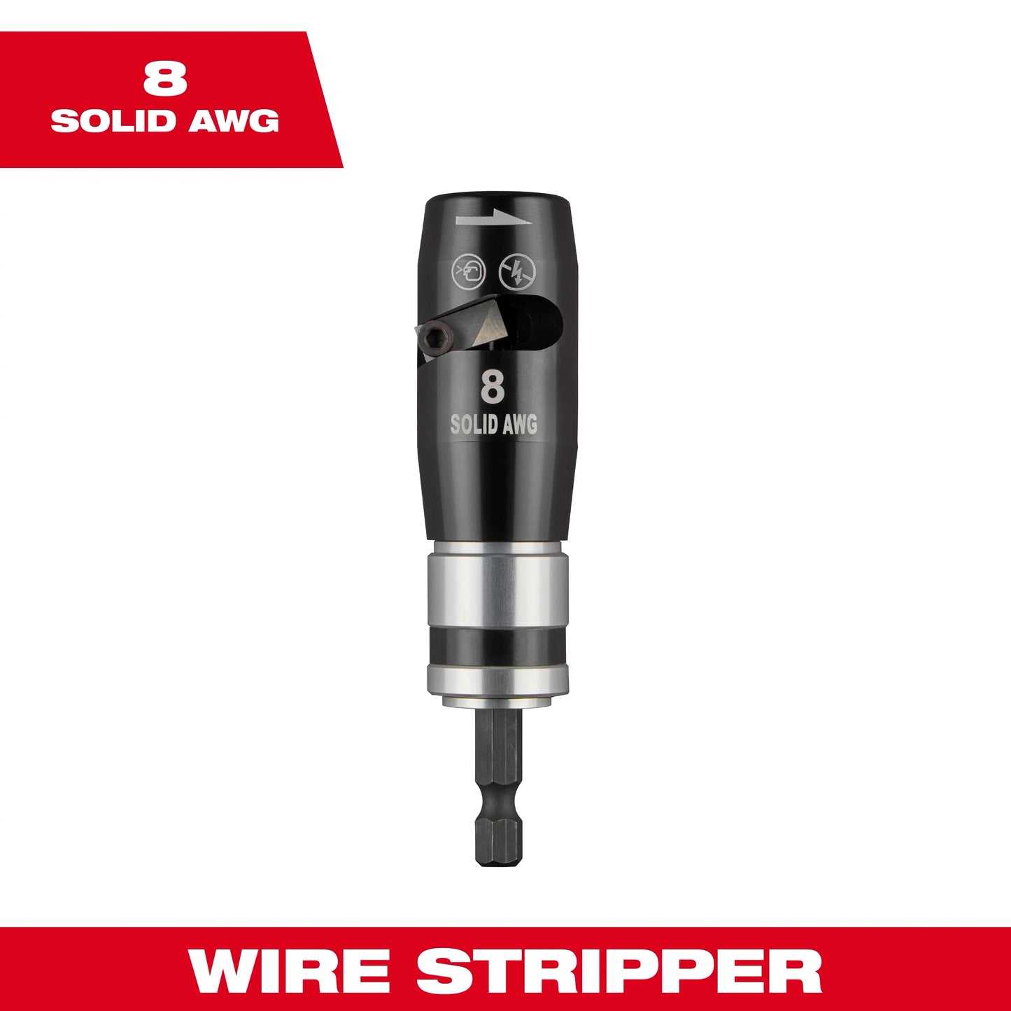 Milwaukee Tool 48-32-6401 8 Solid AWG Wire Stripper, 1 EA