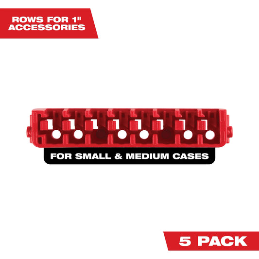 Milwaukee Tool 48-32-9932 Small & Medium Case Rows for Insert Bit Accessories (5 PK), 5 EA/PK