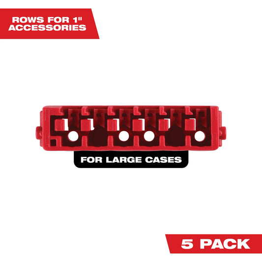Milwaukee Tool 48-32-9934 Large Case Rows for Insert Bit Accessories (5 PK), 5 EA/PK