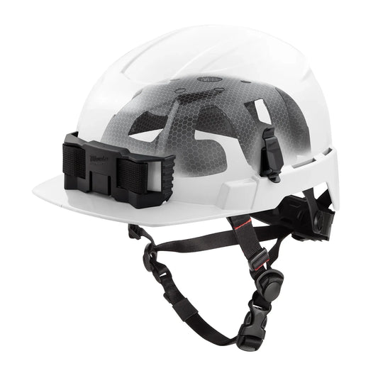 Milwaukee Tool 48-73-1365 BOLT Front Brim Safety Helmet with IMPACT ARMOR Liner (USA) Type 2 Class E (White), 1 EA
