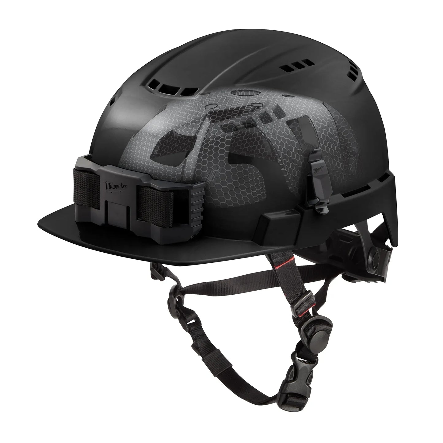 Milwaukee Tool 48-73-1374 BOLT Front Brim Vented Safety Helmet with IMPACT ARMOR Liner (USA) Type 2 Class C (Black), 1 EA