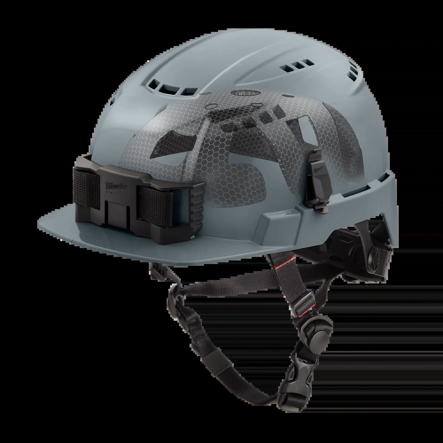 Milwaukee Tool 48-73-1380 BOLT Front Brim Vented Safety Helmet with IMPACT ARMOR Liner (USA) Type 2 Class C (Gray), 1 EA