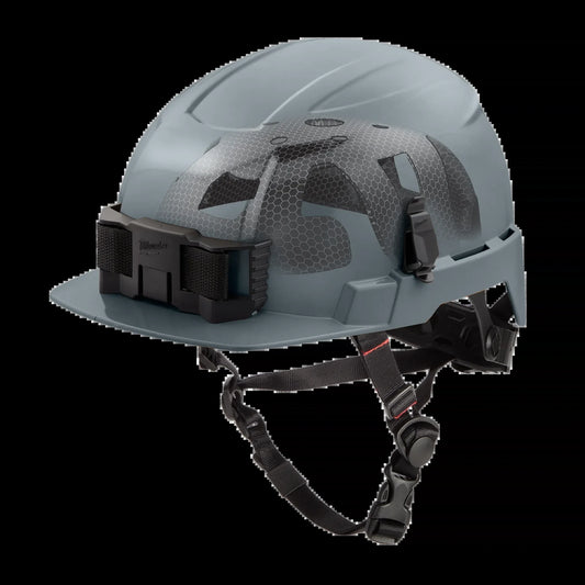 Milwaukee Tool 48-73-1381 BOLT Front Brim Safety Helmet with IMPACT ARMOR Liner (USA) Type 2 Class E (Gray), 1 EA