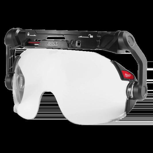 Milwaukee Tool 48-73-1411 BOLT Eye Visor - Clear Dual Coat Lens (Compatible with Safety Helmets), 1 EA