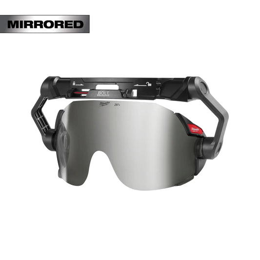 Milwaukee Tool 48-73-1419 BOLT Eye Visor - Mirrored Dual Coat Lens (Compatible with Milwaukee BOLT Safety Helmets & BOLT Hard Hats), 1 EA