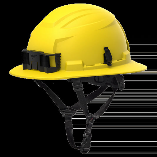 Milwaukee Tool 48-73-1653 BOLT Yellow Full Brim Safety Helmet – Type 2 Class E, 1 EA