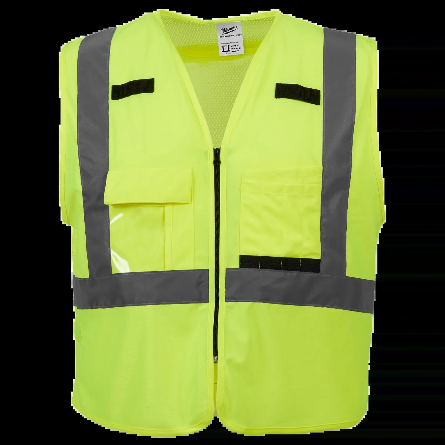 Milwaukee Tool 48-73-5023 High Visibility Safety Vest- XXL/XXXL (Yellow), 12 EA/BX