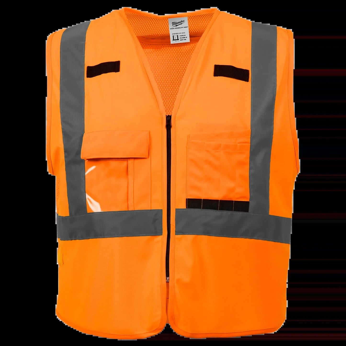 Milwaukee Tool 48-73-5032 High Visibility Safety Vest- L/XL (Orange), 12 EA/BX