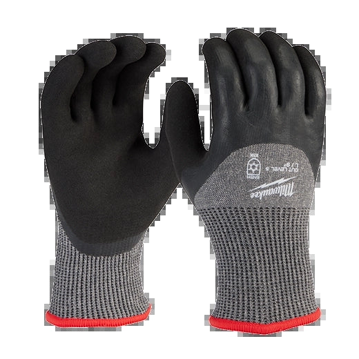 Milwaukee Tool 48-73-7952 Cut 5 Winter Dipped Glove (L), 6 PR/PK