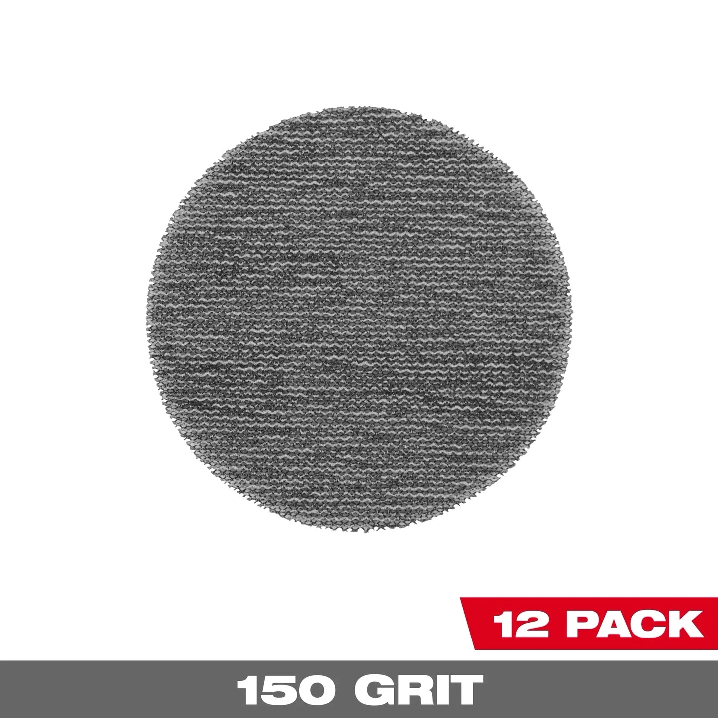 Milwaukee Tool 48-80-6150 3" 150 Grit Mesh Sanding Discs with POWERGRID Tear Resistant Mesh w/ Pad Saver, 1 ST