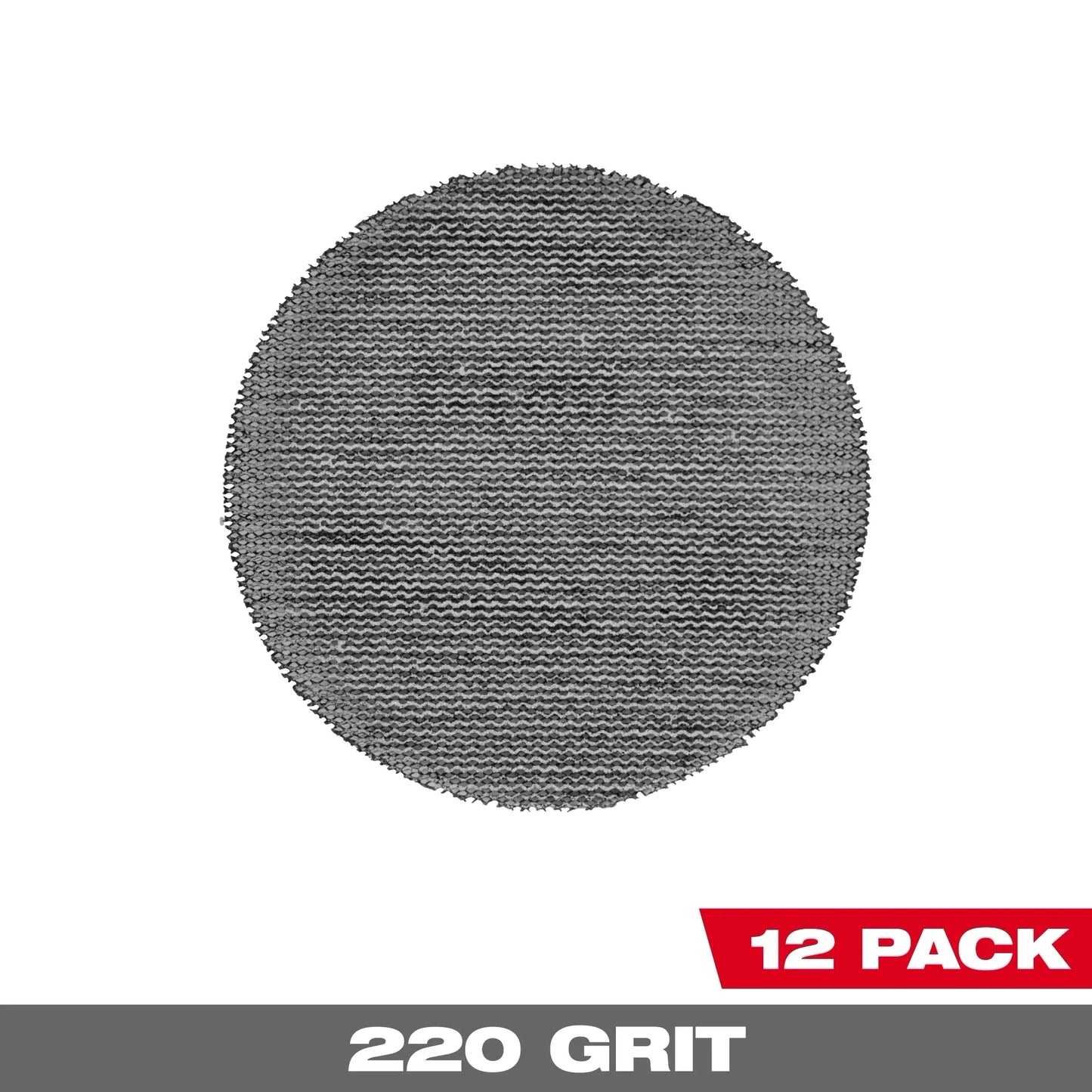 Milwaukee Tool 48-80-6220 3" 220 Grit Mesh Sanding Discs with POWERGRID Tear Resistant Mesh w/ Pad Saver, 1 ST