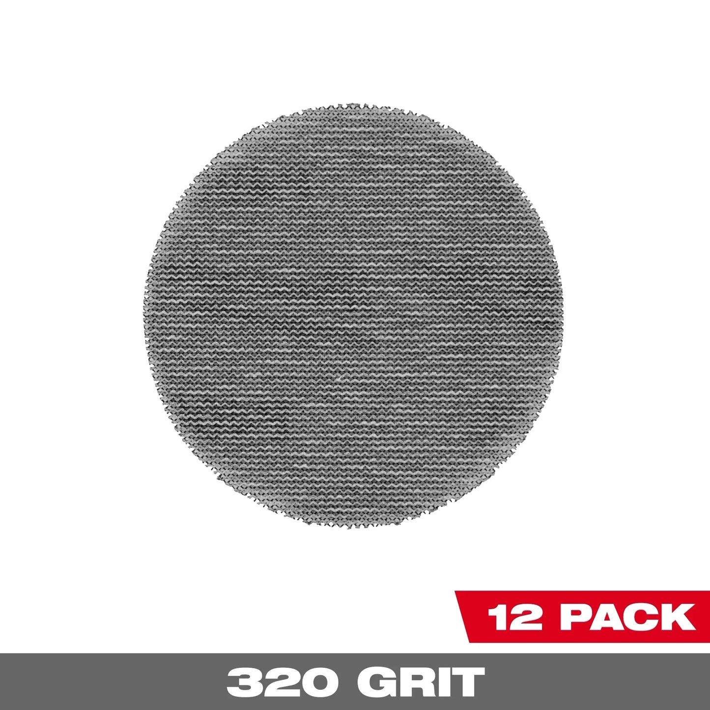 Milwaukee Tool 48-80-6320 3" 320 Grit Mesh Sanding Discs with POWERGRID Tear Resistant Mesh w/ Pad Saver, 1 ST