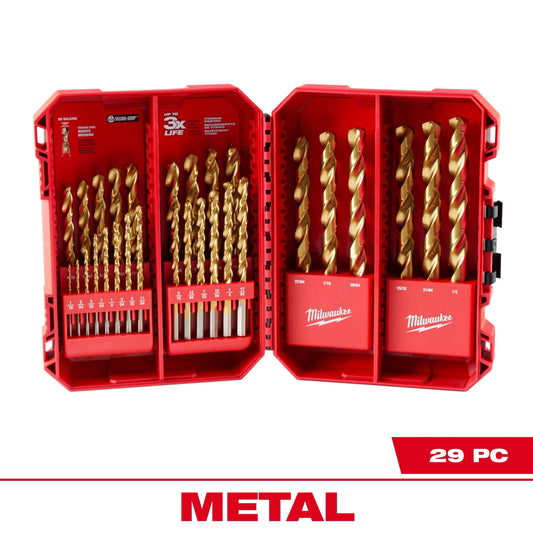 Milwaukee Tool 48-89-0012 29PC THUNDERBOLT® Titanium Drill Bit Set, 1 ST