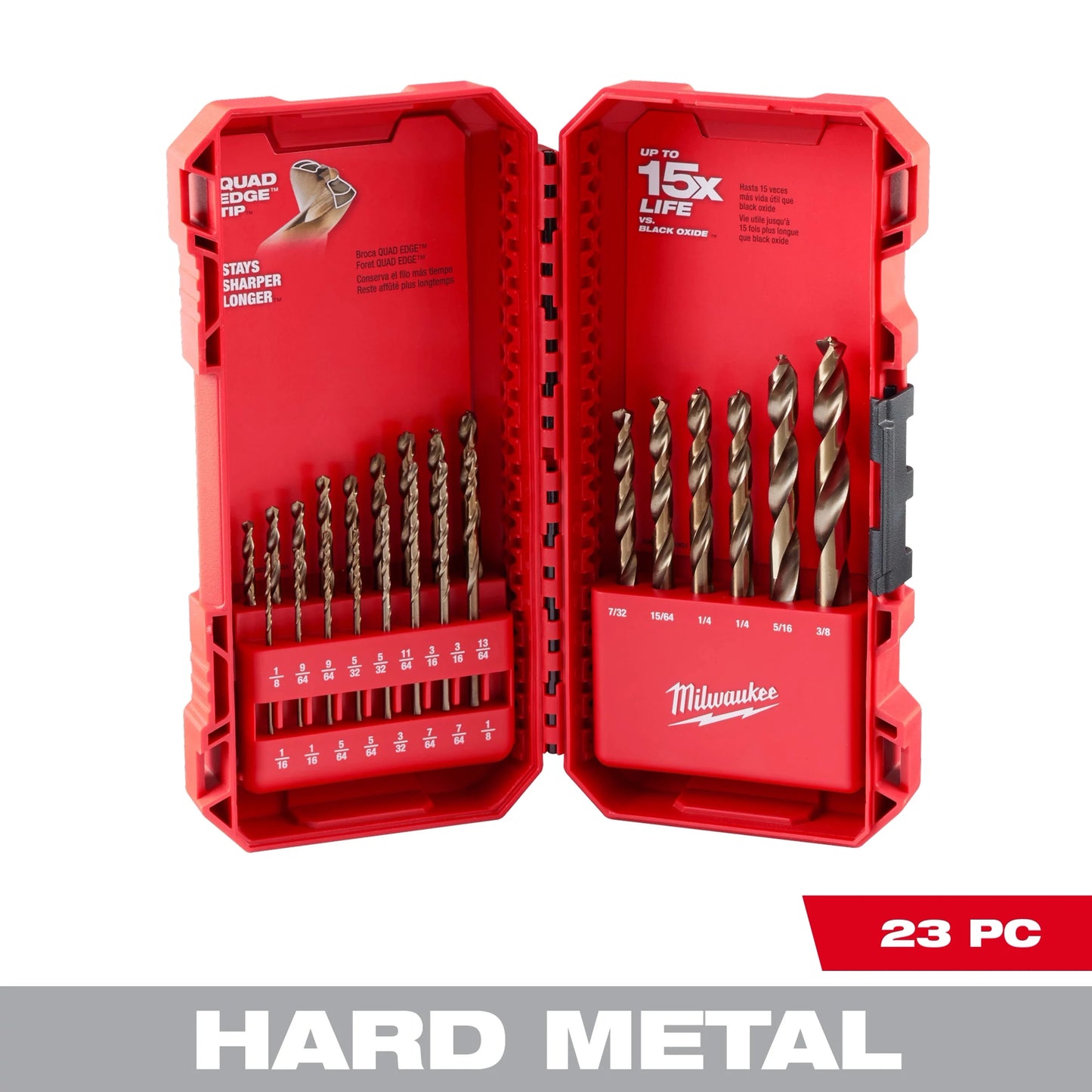 Milwaukee Tool 48-89-2338 RED HELIX™ Cobalt Drill Bit Set – 23PC, 1 ST
