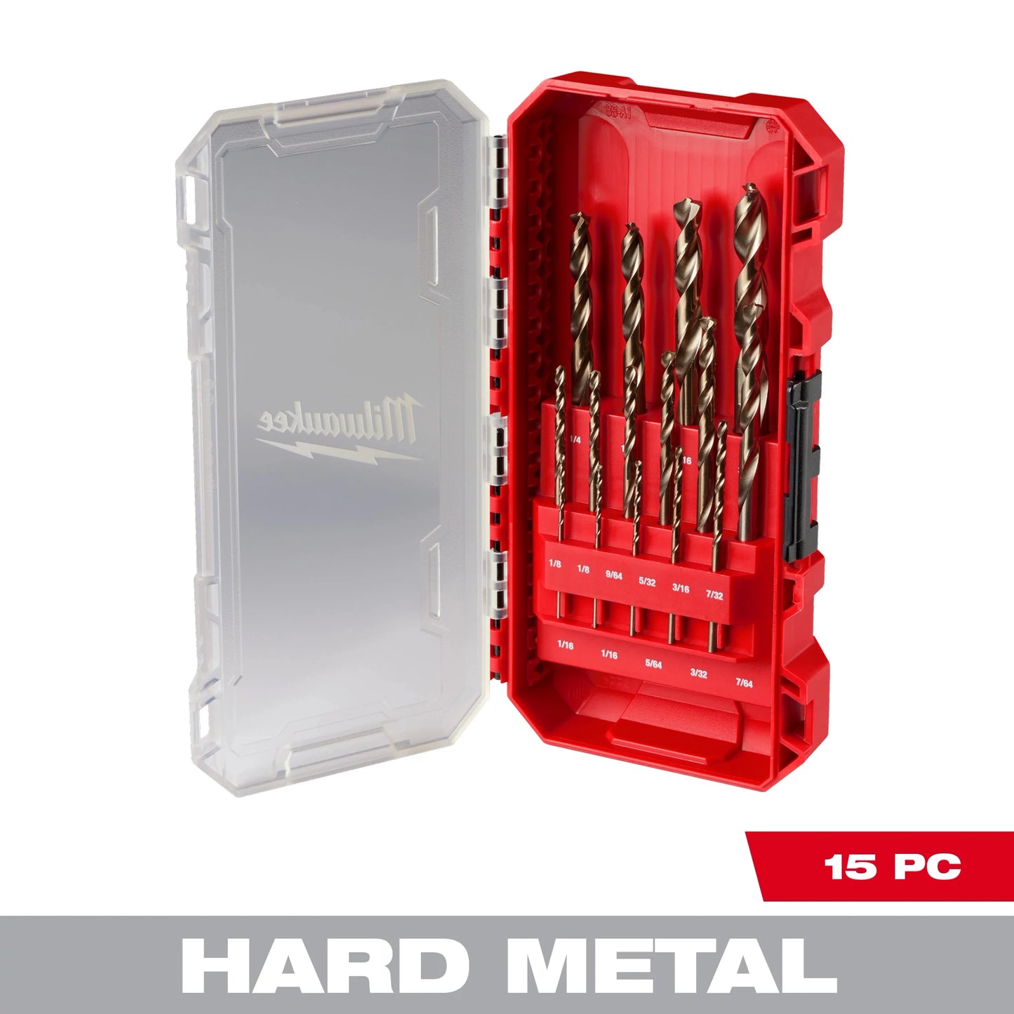 Milwaukee Tool 48-89-2370 15PC RED HELIX™ Cobalt Drill Bit Set, 1 ST