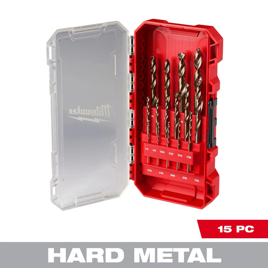 Milwaukee Tool 48-89-2370 15PC RED HELIX™ Cobalt Drill Bit Set, 1 ST