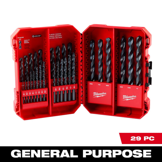 Milwaukee Tool 48-89-2802 29PC THUNDERBOLT® Black Oxide Drill Bit Set, 1 ST