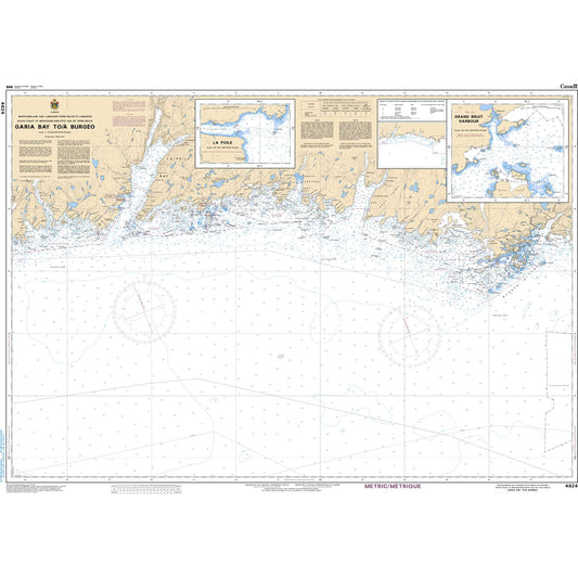 Paradise Clay CAN4824 CHS Chart Garia Bay to/ Burgeo