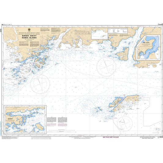 Paradise Clay CAN4825 CHS Chart Burgeo and/et Ramea Islands