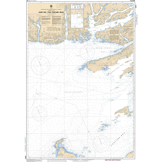 Paradise Clay CAN4827 CHS Chart Hare Bay to/ Fortune Head