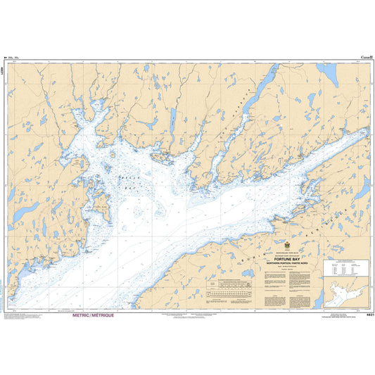 Paradise Clay CAN4831 CHS Chart Fortune Bay: Northern Portion / Partie Nord