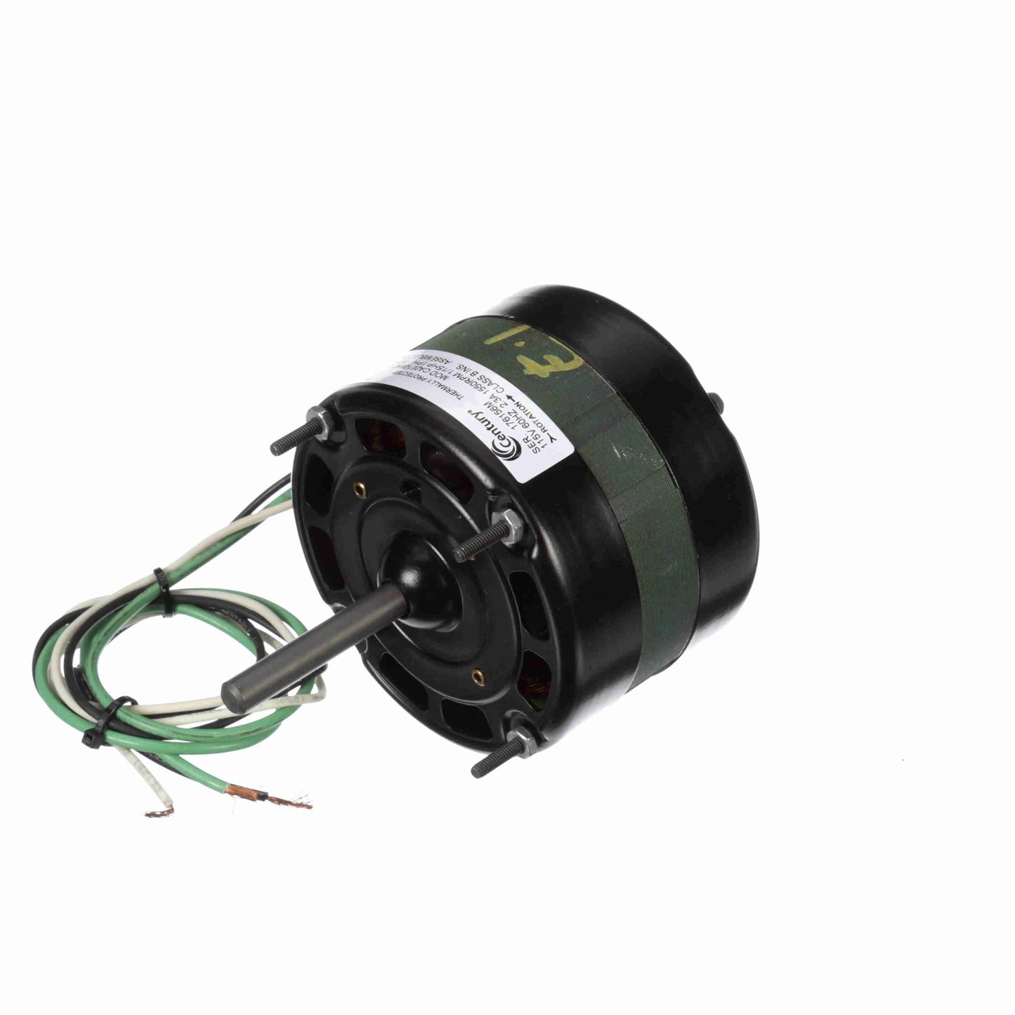 Century OEM Replacement Motor, 1/15 HP, 1 Ph, 60 Hz, 115 V, 1550 RPM, 1 Speed, 4.4" Diameter, OAO - 484