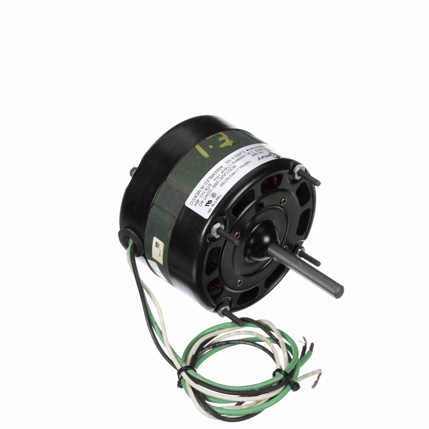 Century OEM Replacement Motor, 1/15 HP, 1 Ph, 60 Hz, 115 V, 1550 RPM, 1 Speed, 4.4" Diameter, OAO - 484