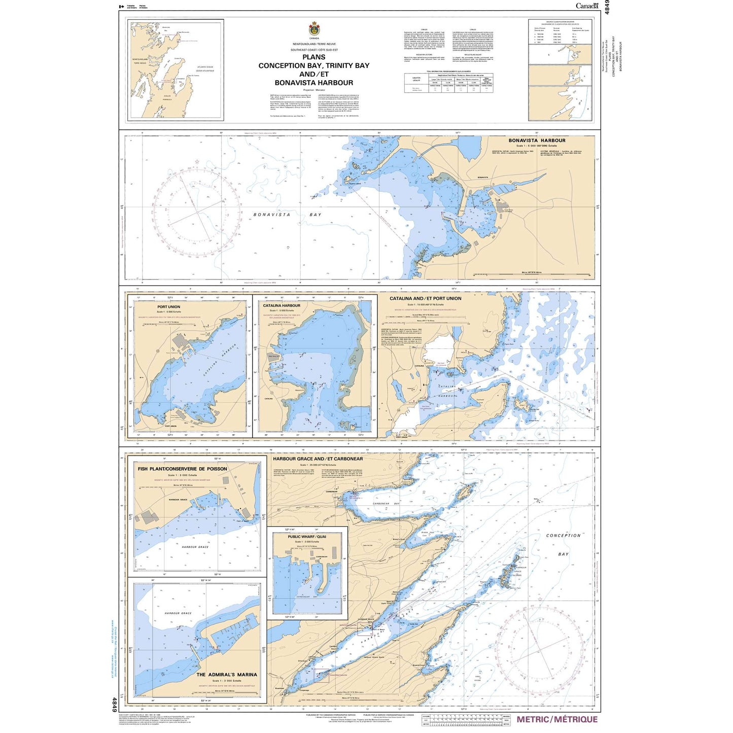 Paradise Clay CAN4849 CHS Plans, Conception Bay, Trinity Bay and/et Bonavista Harbour