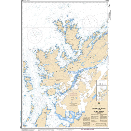Paradise Clay CAN4863 CHS Chart Bacalhao Island to/ Black Island
