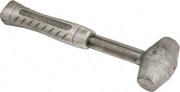American Hammer AM3LNAG Non-Marring Hammer, 3 lb, 1-1/2" Face Dia, Lead Alloy Head