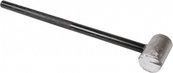 American Hammer AM18LNPG Non-Marring Hammer, 18 lb, 3-1/2" Face Dia, Lead Alloy Head