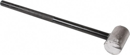 American Hammer AM18LNPG Non-Marring Hammer, 18 lb, 3-1/2" Face Dia, Lead Alloy Head