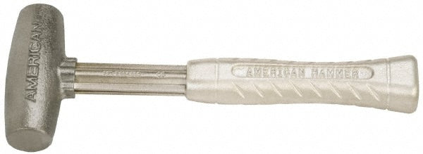 American Hammer AM4ZNAG Non-Marring Hammer, 4 lb, 1-3/4" Face Dia, Zinc Aluminum Alloy Head
