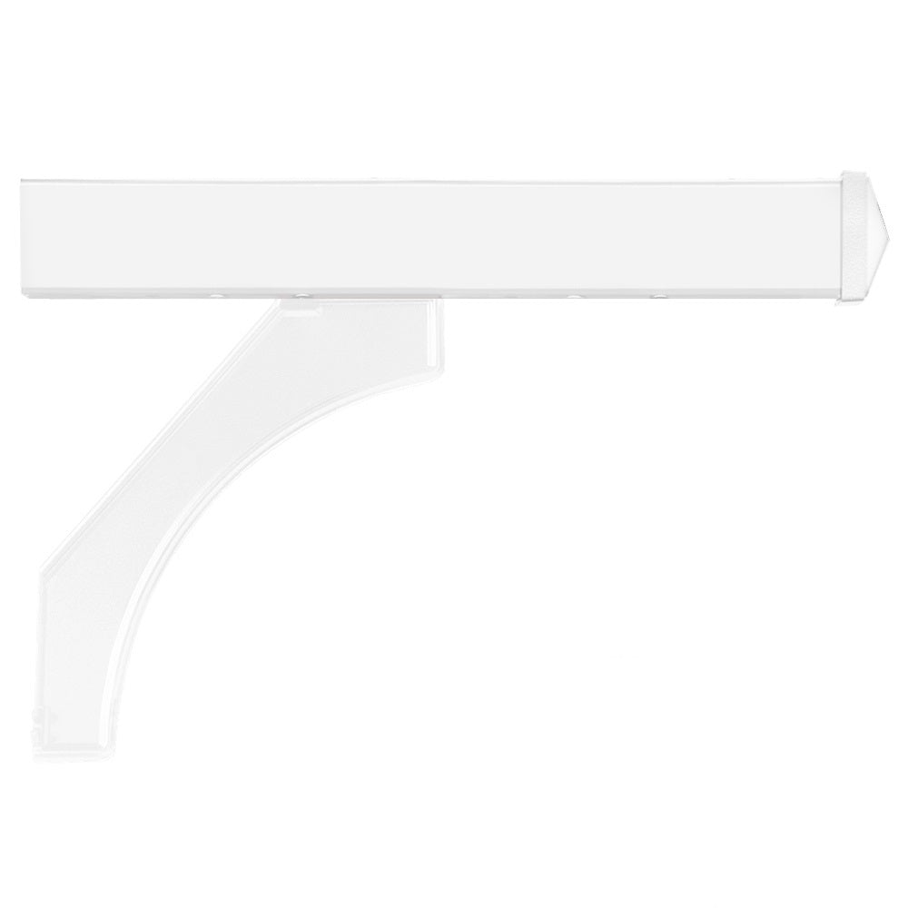 Mailboxes 4878WHT Salsbury Arm Kit - Replacement for Deluxe Post for (2) Mailboxes - White