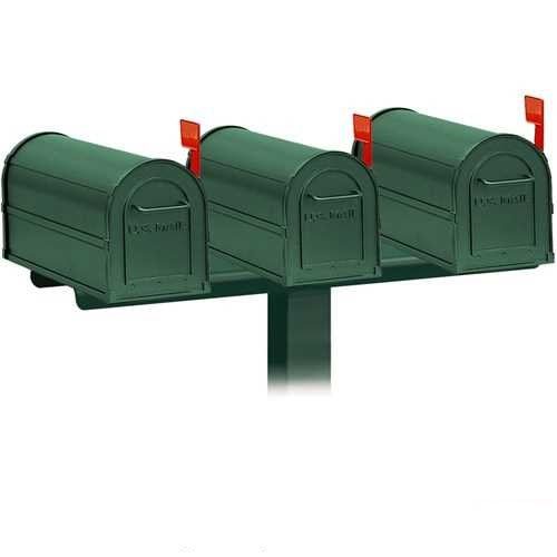 Mailboxes 4883GRN Salsbury Spreader - 3 Wide - for Rural Mailboxes and Townhouse Mailboxes - Green