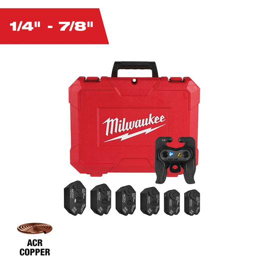 Milwaukee Tool 49-16-2461MX 1/4" - 7/8" Streamline® ACR Pivoting Press Ring Kit for M12™ FORCE LOGIC™ Press Tool, 1 ST