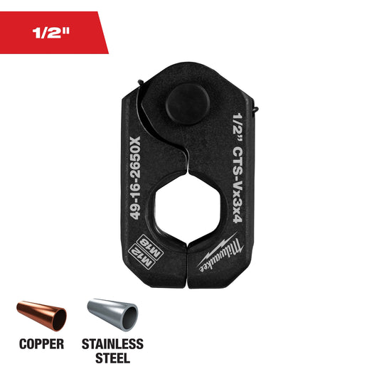 Milwaukee Tool 49-16-2650X 1/2" CTS-V Pivoting Press Ring for M18™ & M12™ FORCE LOGIC™ Press Tools, 1 EA