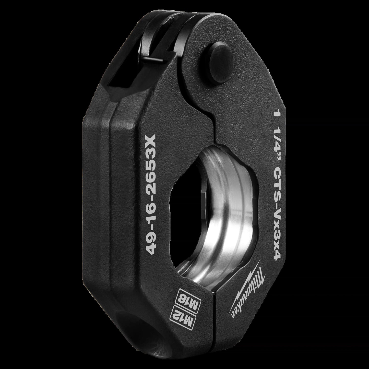 Milwaukee Tool 49-16-2653X 1-1/4" CTS-V Pivoting Press Ring for M18 & M12 FORCE LOGIC Press Tools, 1 EA