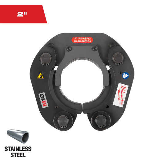 Milwaukee Tool 49-16-2655SA 2" IPS-ASP Press Ring for M18 FORCE LOGIC Long Throw Press Tool, 1 EA
