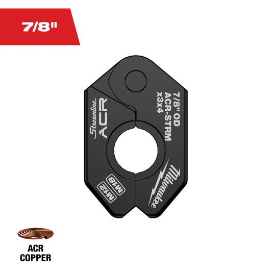 Milwaukee Tool 49-16-2656MX 7/8" Streamline ACR Pivoting Press Ring for M12 and M18 FORCE LOGIC Press Tools, 1 EA