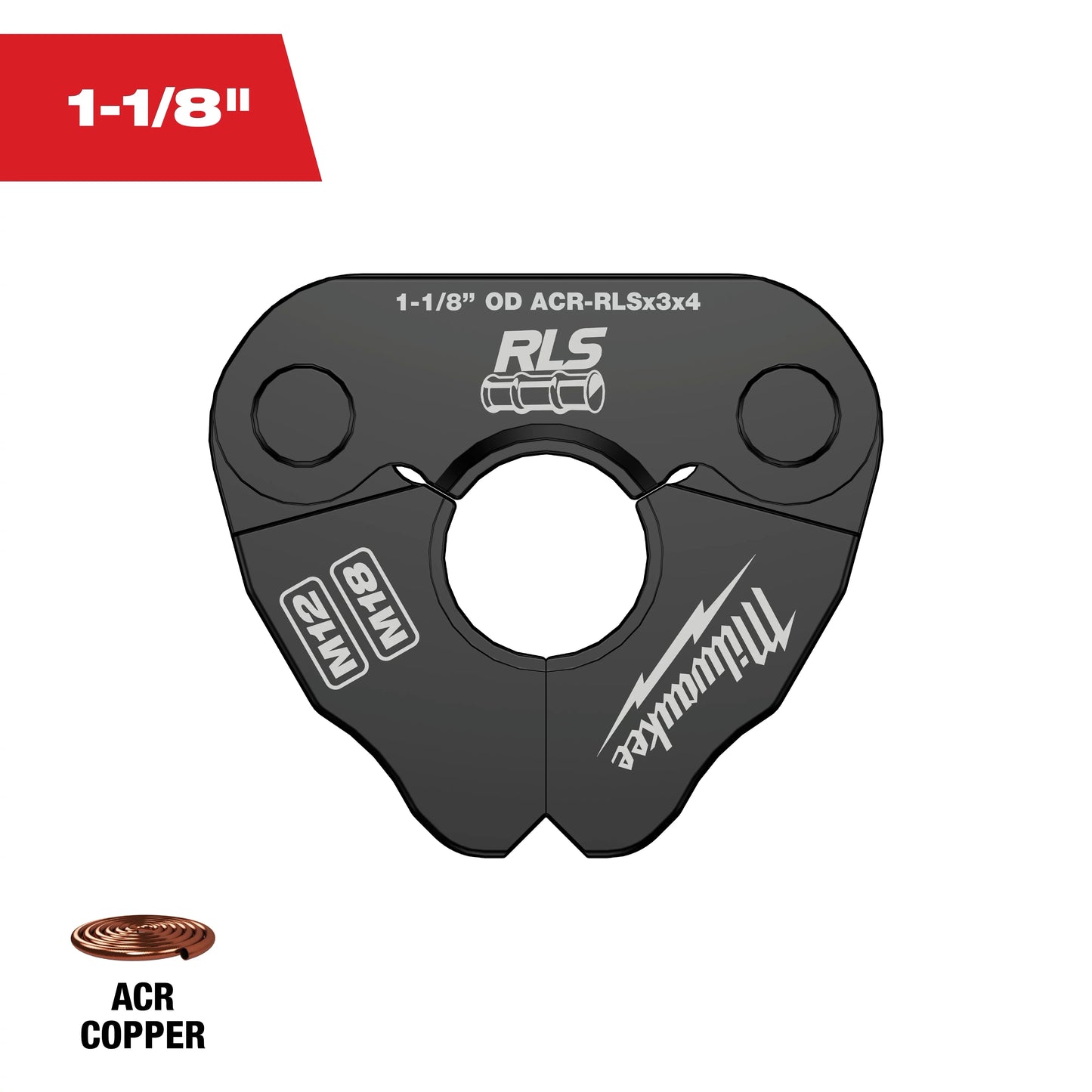 Milwaukee Tool 49-16-2657RX 1-1/8" RLS® Pivoting Press Ring, 1 EA
