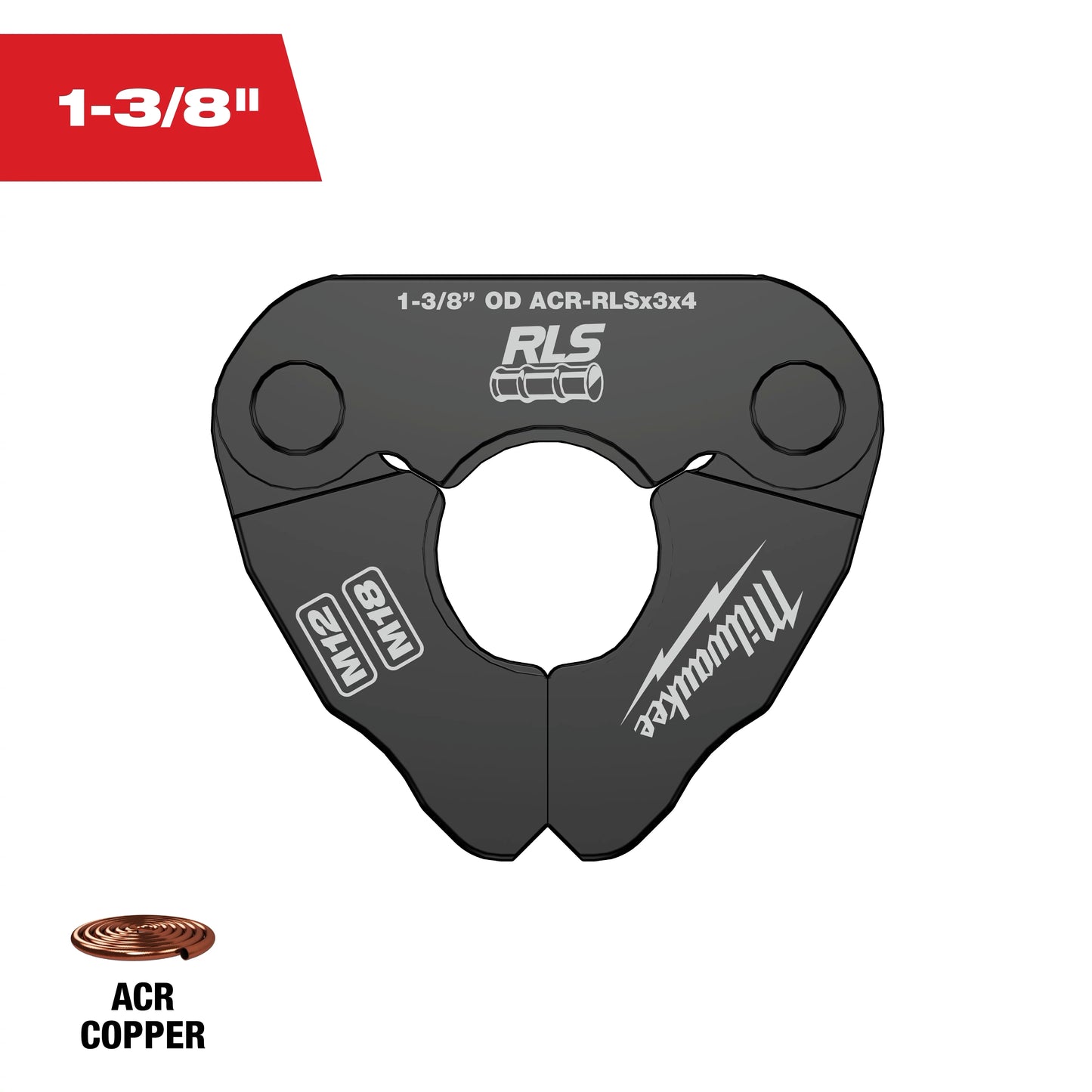 Milwaukee Tool 49-16-2658RX 1-3/8" RLS® Pivoting Press Ring, 1 EA