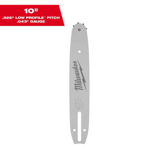 Milwaukee Tool 49-16-2760 10" .325" LOW PROFILE™ Pitch, .043" Gauge Guide Bar, 1 EA