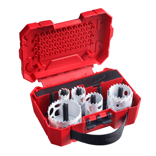 Milwaukee Tool 49-22-3084 10 PC HOLE DOZER™ with Carbide Teeth Electrician's Hole Saw Kit, 1 EA