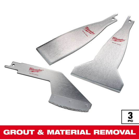 Milwaukee Tool 49-22-5403 3PC Material Removal SAWZALL® Blade Set, 1 ST