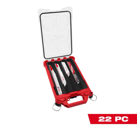 Milwaukee Tool 49-22-5640 22PC SAWZALL® Blade PACKOUT™ Kit, 1 EA