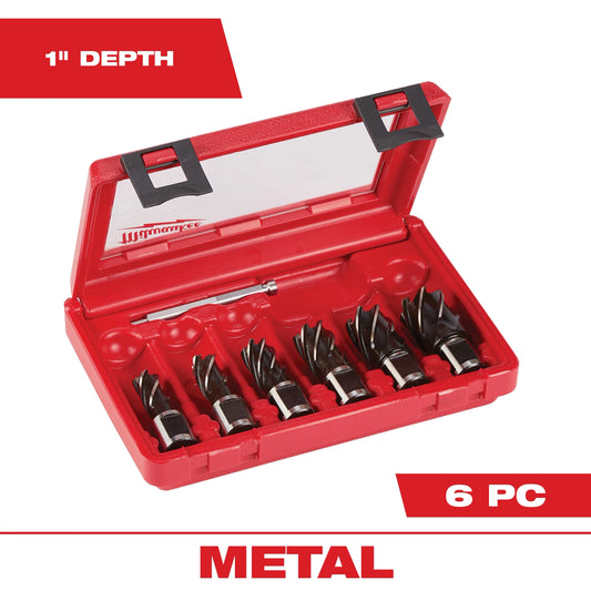 Milwaukee Tool 49-22-8400 Annular Cutter Set - 6PC, 1 ST